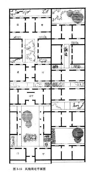 关中民居的布局结构图片