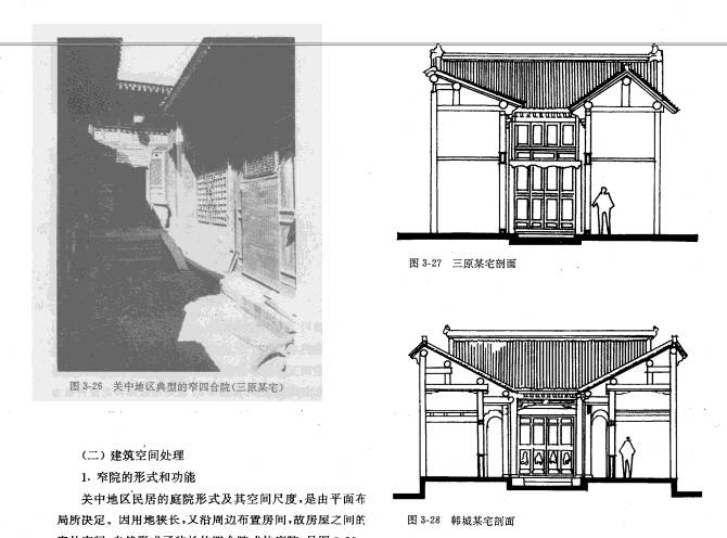 关中民居的布局结构图片