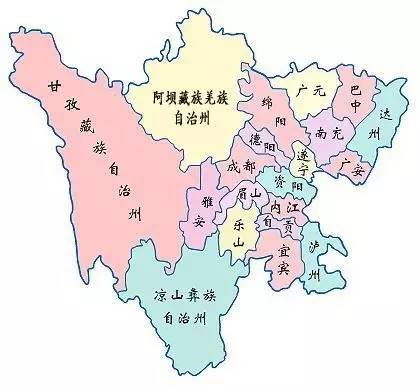 汶川行政区划图图片