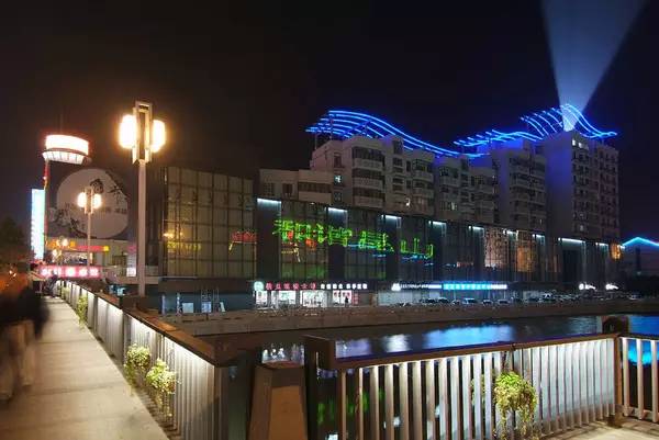 昆山正阳桥夜景图片