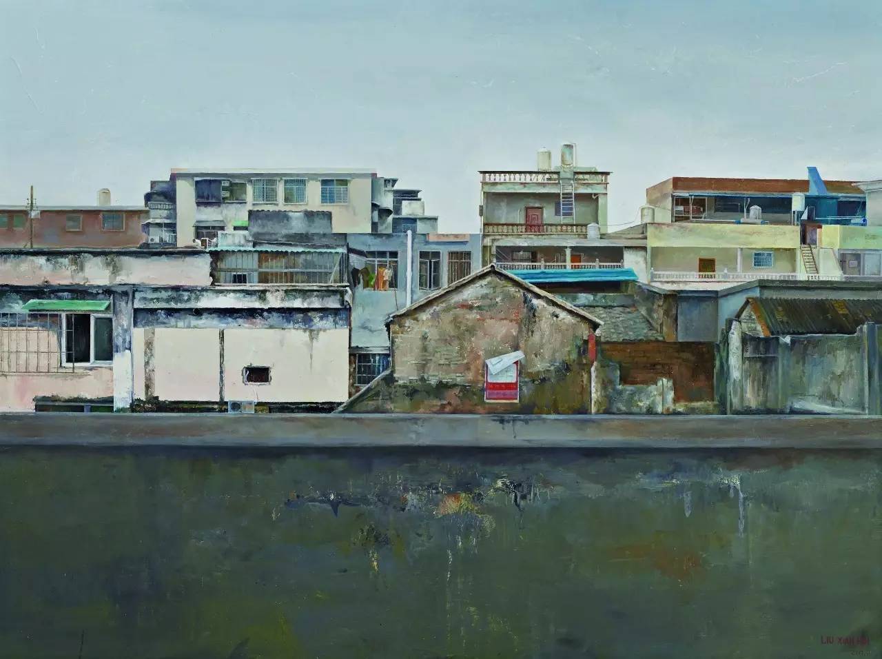 鲁韶元《媚,120x130cm,2017年马钰《春分,60x50cm,2015年潘新权