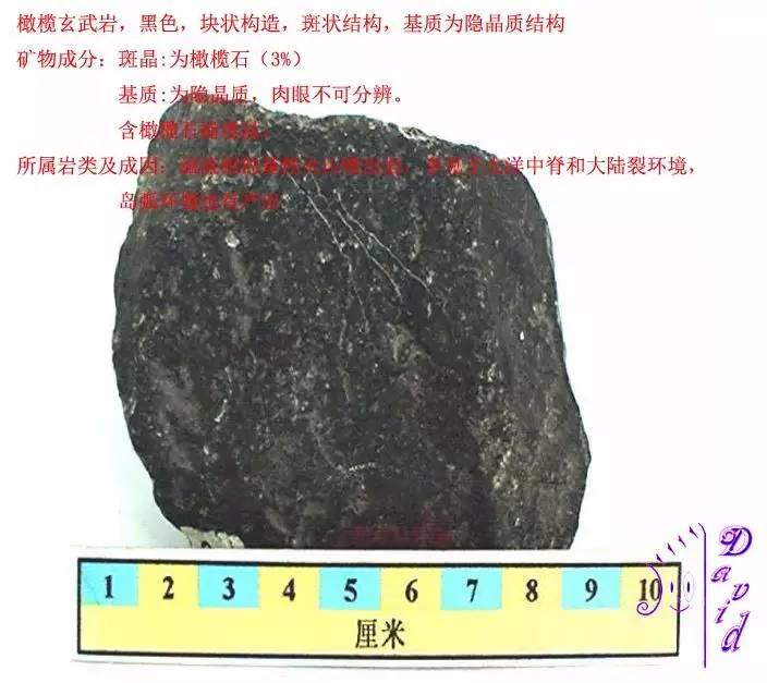 橄榄玄武岩结构图片