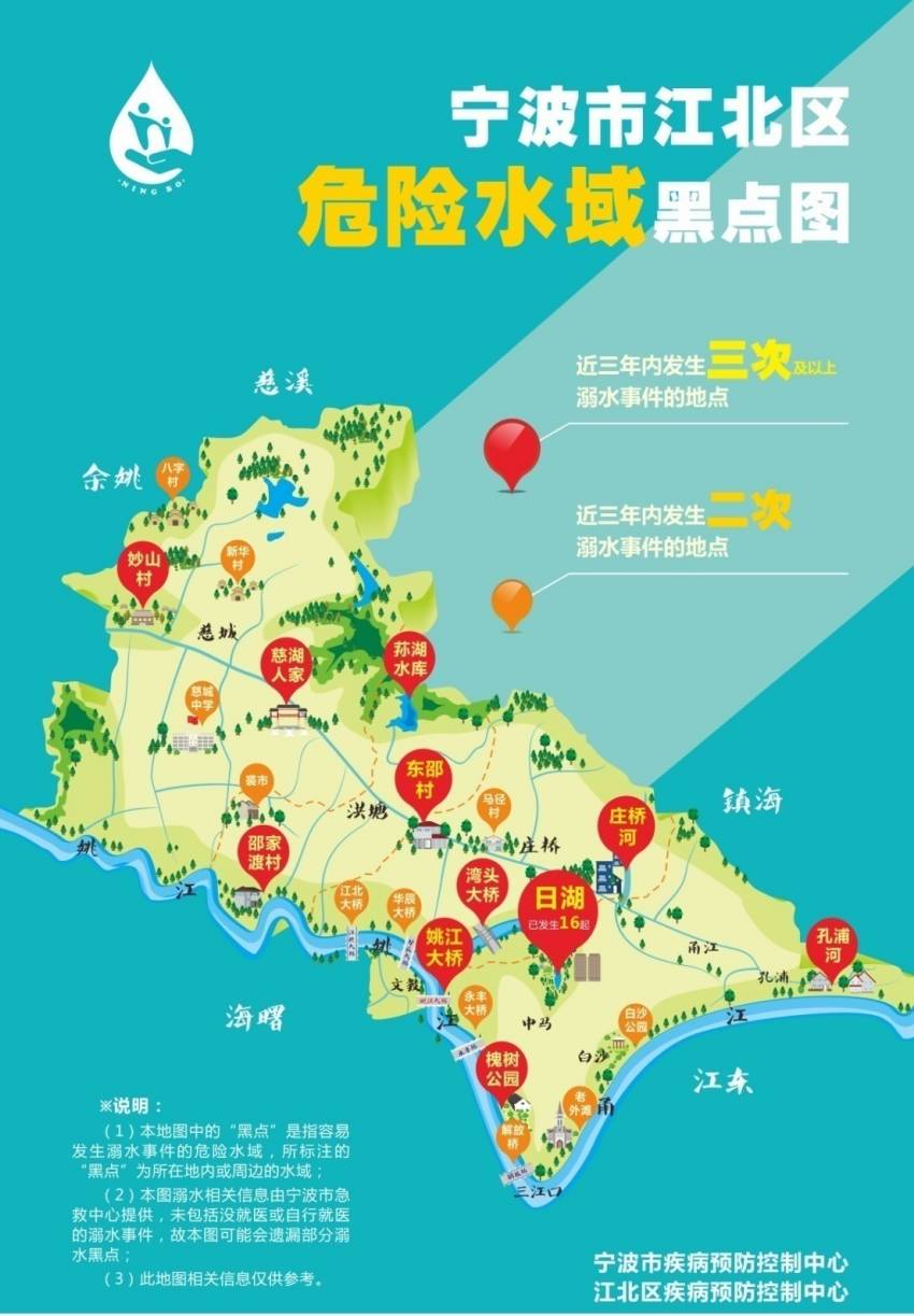 绘制简单溺水风险地图图片