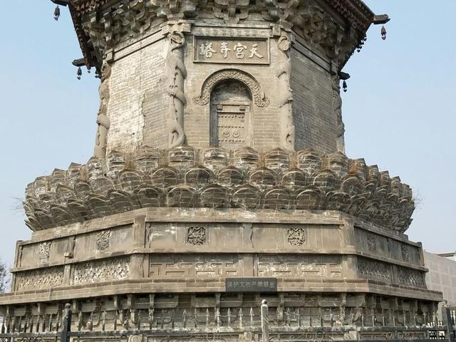 塔之光影河北唐山丰润天宫寺塔