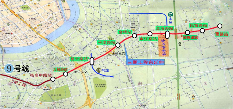 上海9号线东延伸段今起信号系统动车调试!