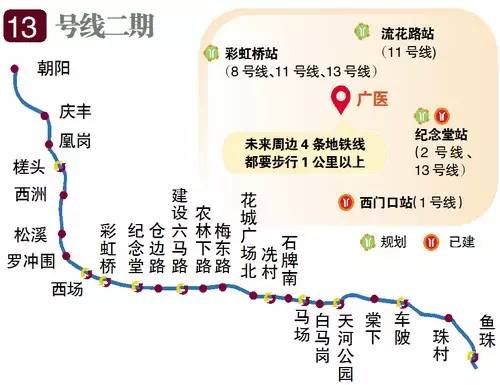 新塘地铁13号线线路图图片