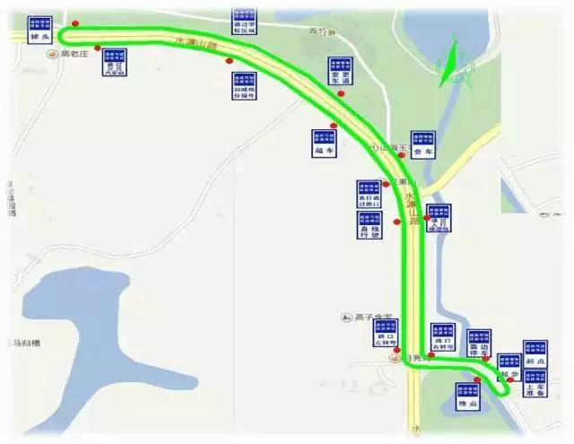 东莞水濂山电子路考路线图!