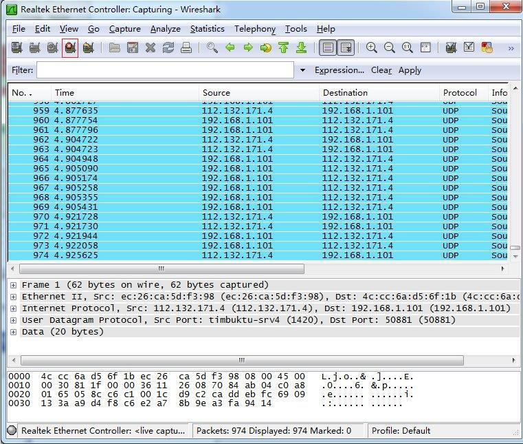 网络抓包工具wireshark