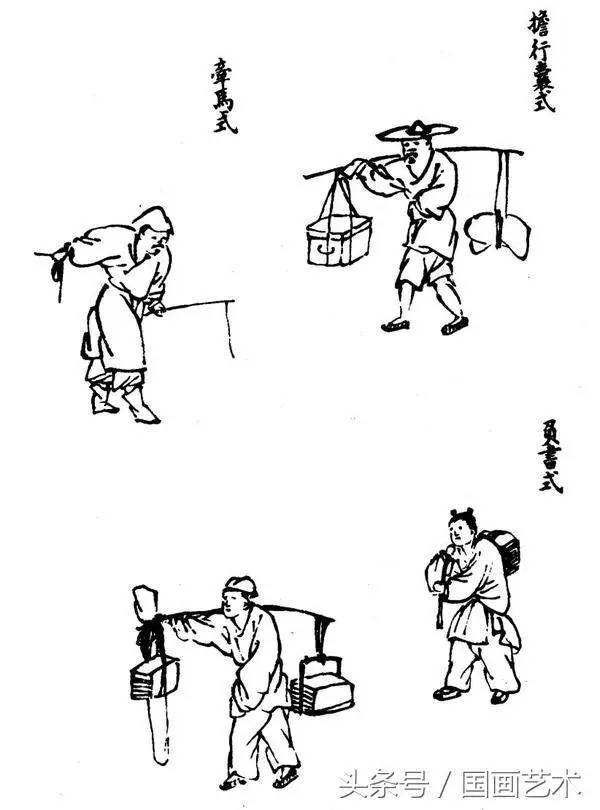 国画简笔人物画法图片