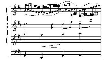 4,滑音记号滑音记号多用于民间音乐中,用斜波线或弯曲的箭头来标记