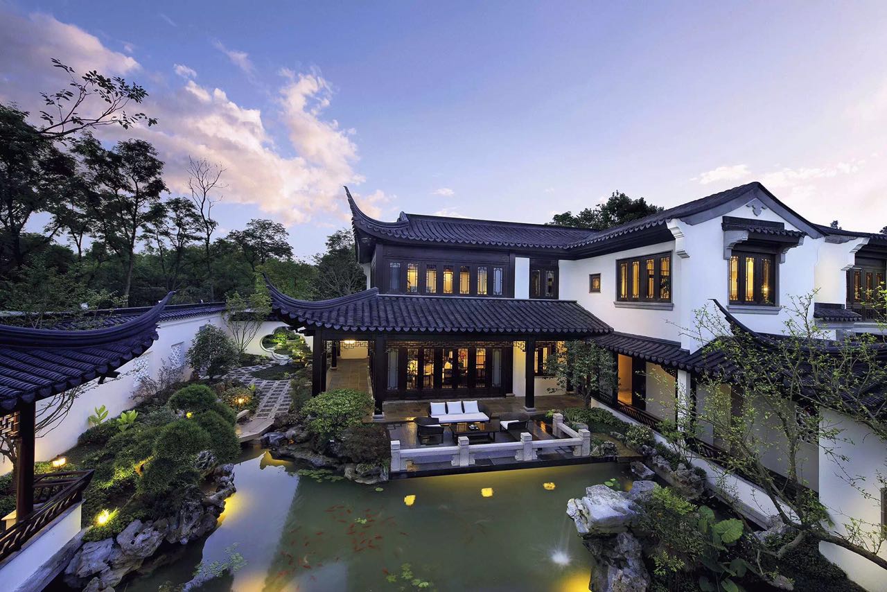 中式别墅庭院设计,中国人骨子里的东方生活美学