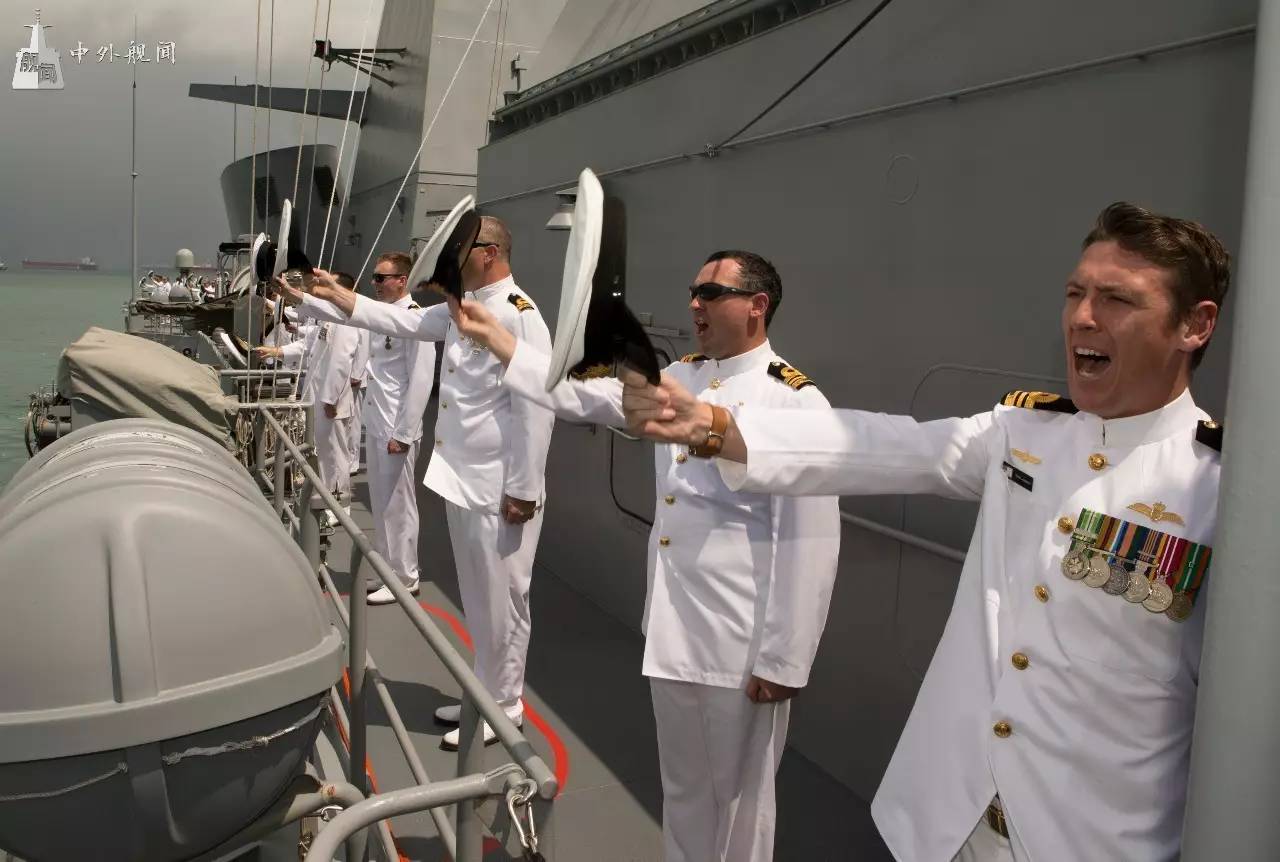 2017新加坡防展举行多国海上联合演练,中国海军054a亮眼