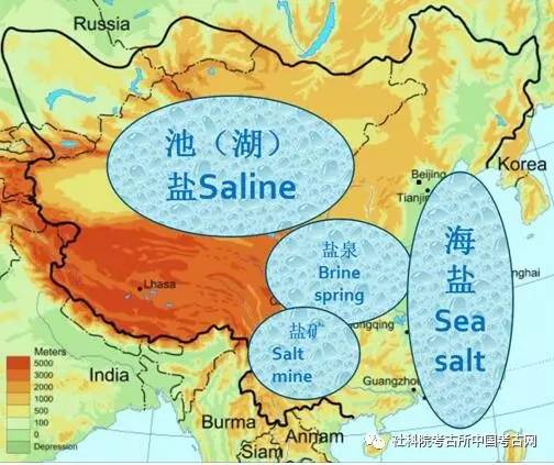 中国盐矿分布图图片