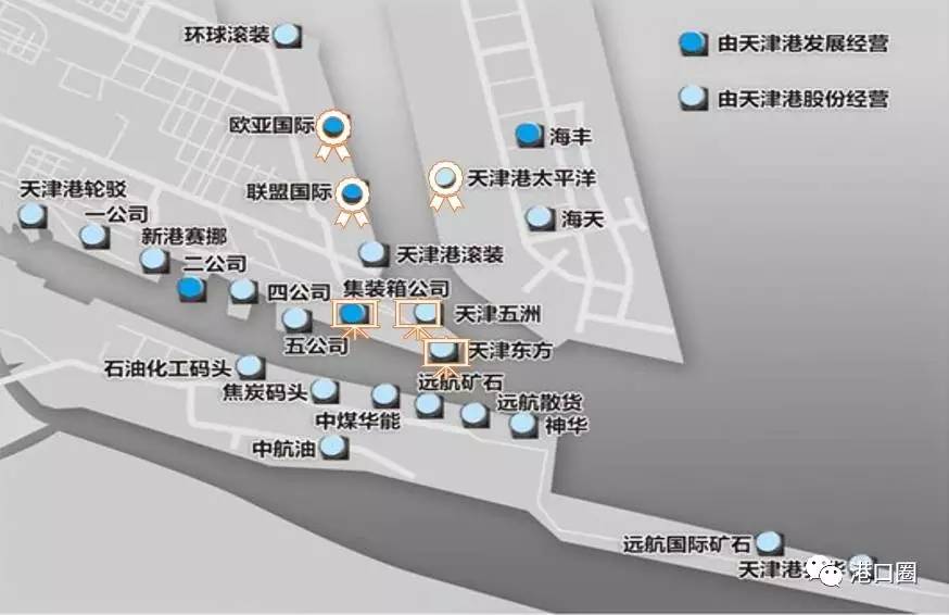 天津港码头平面布局图图片