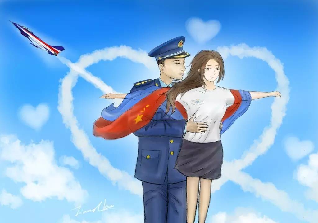 空军漫画壁纸图片