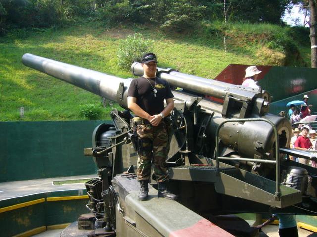 台军现役240毫米榴弹炮,号称镇台之宝