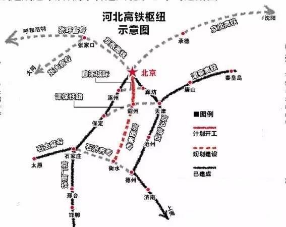 衡水高铁规划线路图图片