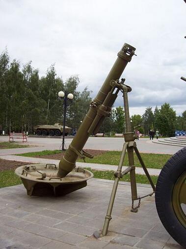 m1938重迫击炮二战期间苏联步兵重要支柱实战价值非常高