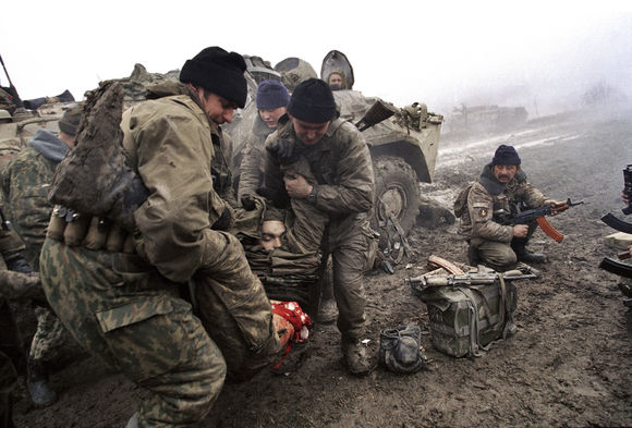 车臣战争珍贵照片:残酷的战争与俄罗斯的眼泪