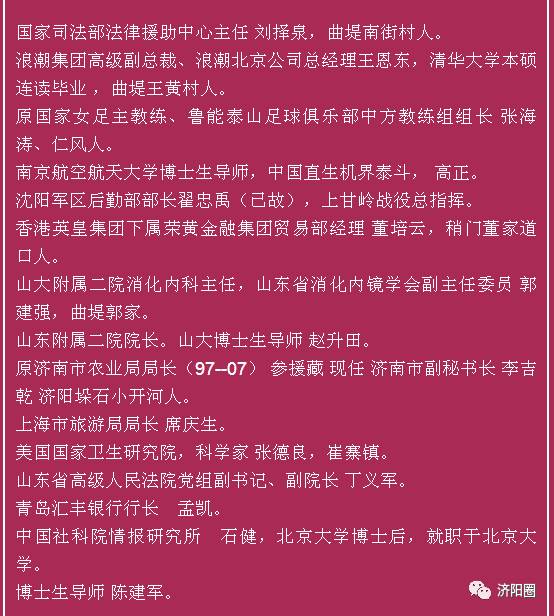 济阳现任名人录图片