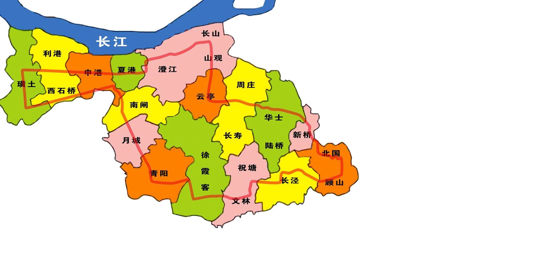 江阴市月城镇地图图片