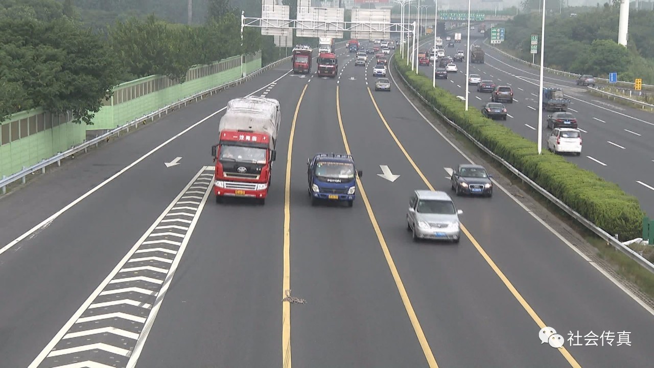 沪陕高速二通道图片