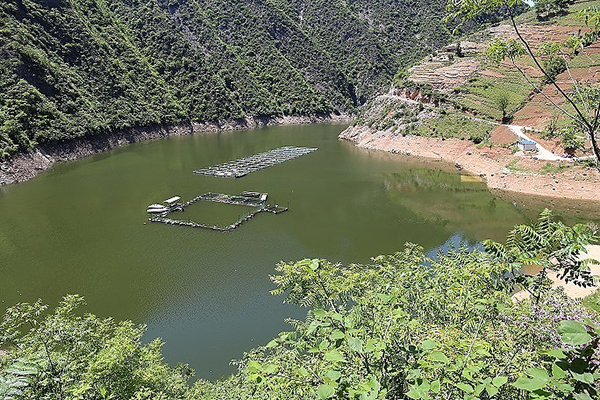 玉龙水库淹没区图片