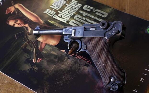 鲁格08手枪:二战德国著名手枪,被盟军视为最珍贵战利品