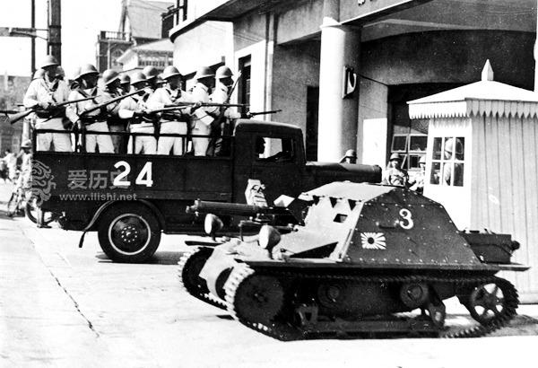 抗战日军装甲车图片