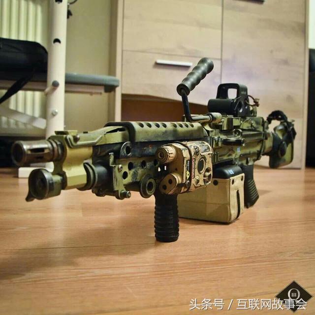 枪火28,m249军用轻机枪,美国步兵最常用的压制性武器