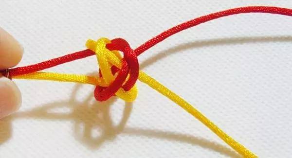 【编织手工】双线纽扣结手链和戒指的编法教程