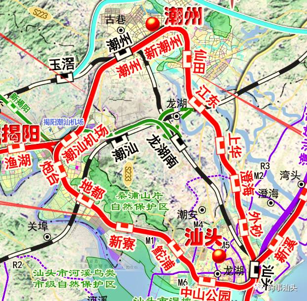 普宁高铁站地图线路图片