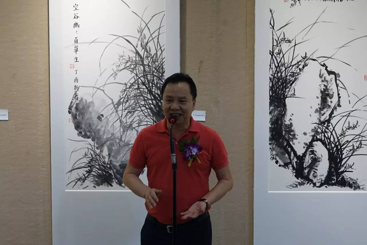 兰出名门江凯青写意花鸟画展开幕式