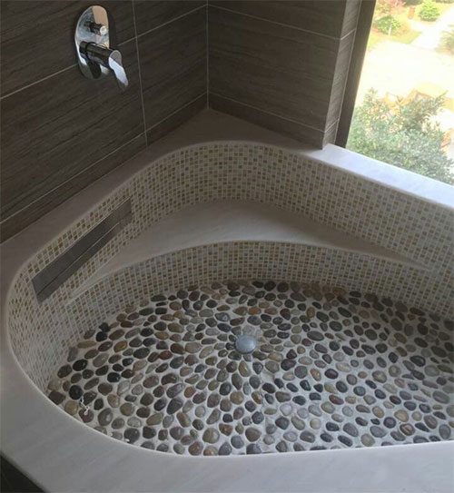 砖砌浴池效果图图片