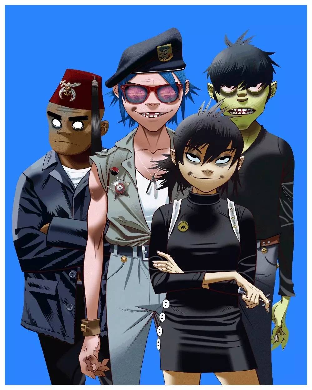 gorillaz的世界有无数的彩蛋等你去探索