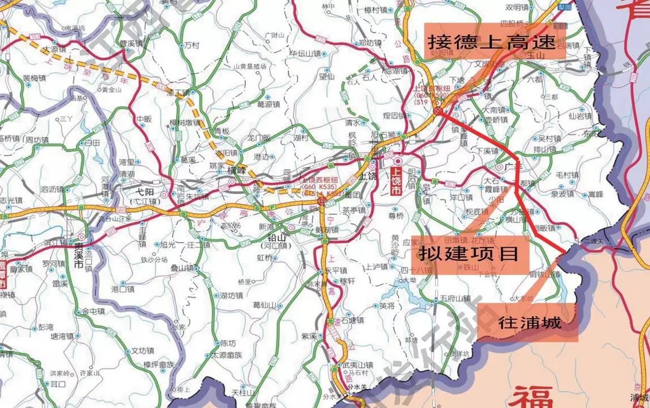 浦城又将有一条新的高速公路,你知道通往哪吗?