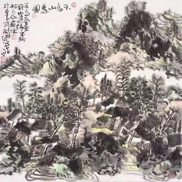 山水画家石谷——湘土情深,大家风范