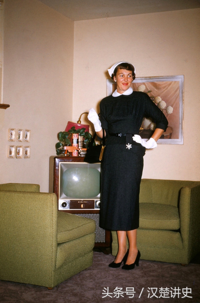 50年代的外国时尚女性老照片