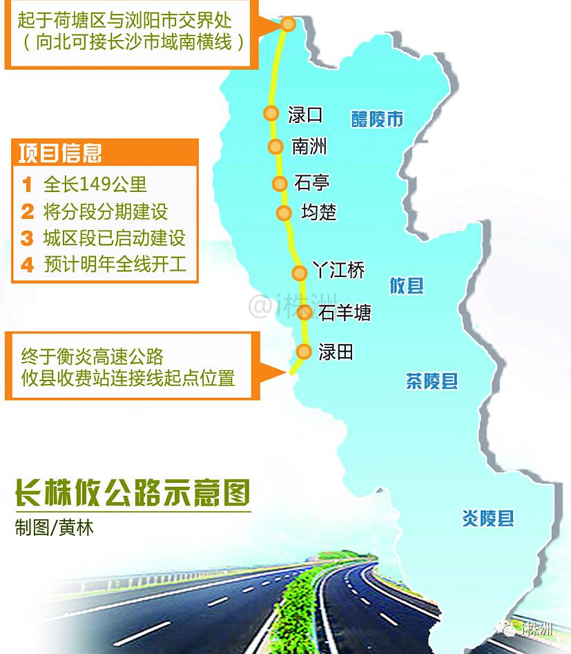 株洲渌枫大道线路图图片