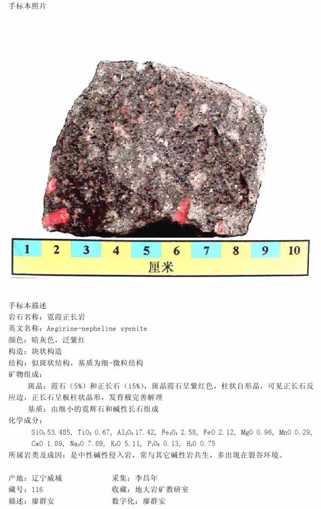 掌握你就是专家三大岩类213种岩石薄片手标本对照合集