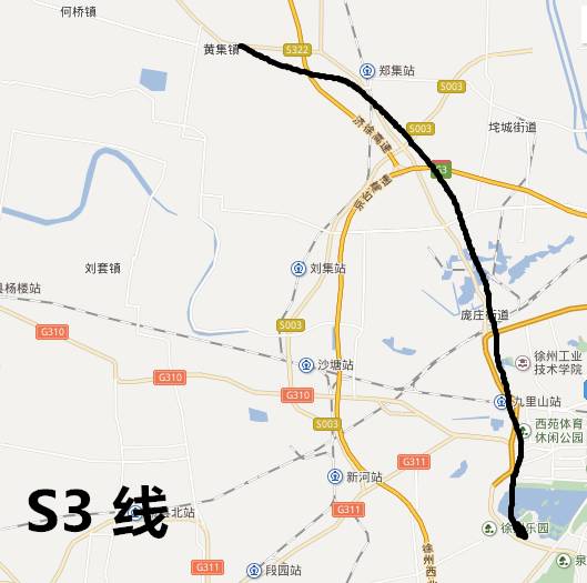 徐州地铁s3号线位置图片