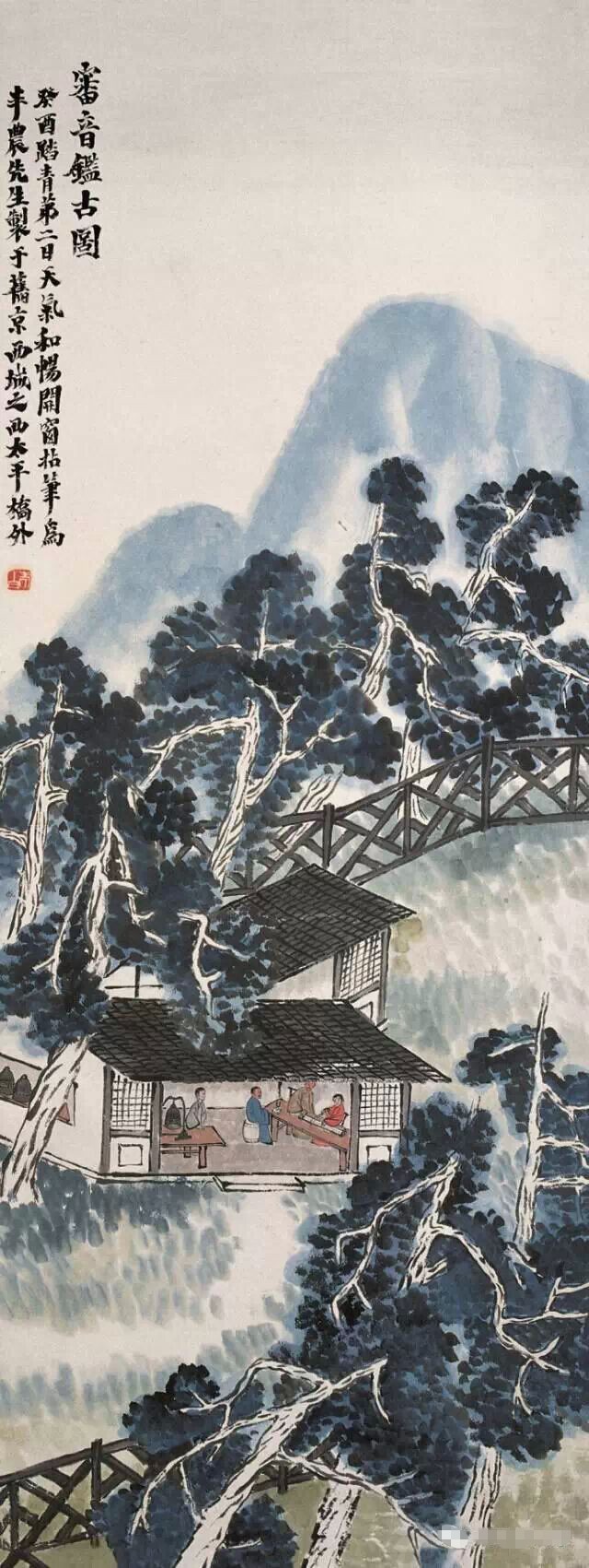 白石老人最富诗情画意山水66幅!