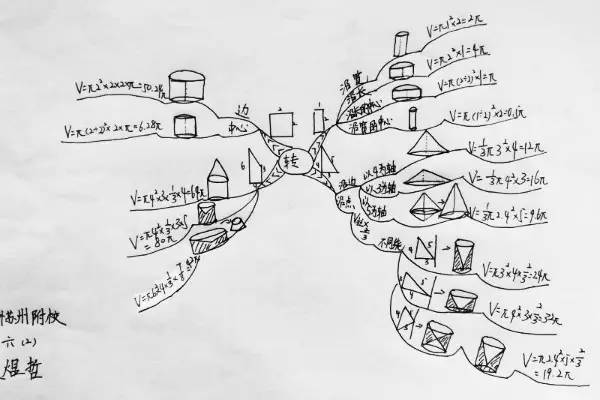 蒲公英大学 用思维导图"转"出数学的神形美