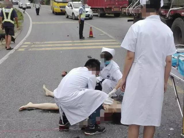 昨日中午!吉安长塘镇发生一起惨重车祸一女子当场身亡另两人重伤