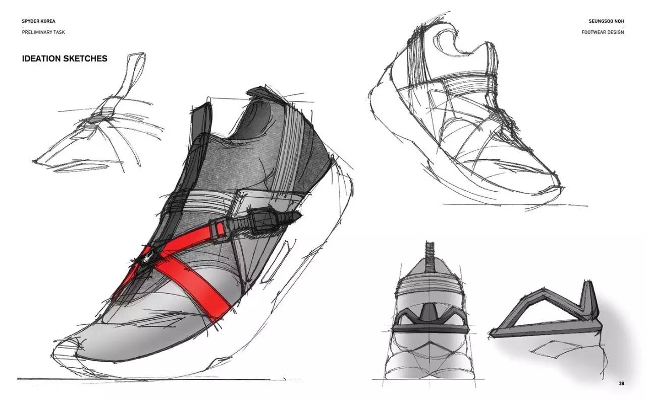 鞋设丨精选国外球鞋设计图赏析
