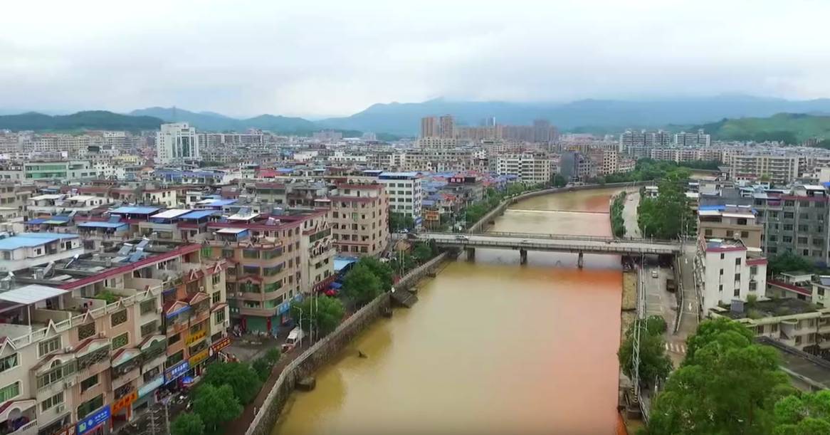 航拍|暴雨后马蹄河水上涨"最抢眼"