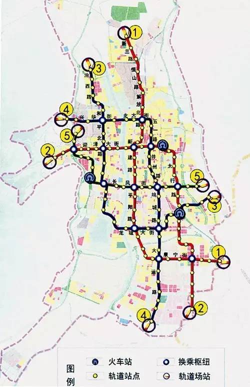 太原5号线地铁线路图图片