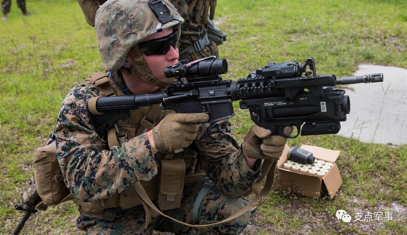 美陆战队开始测试m320榴弹发射器,最快2019年开始服役