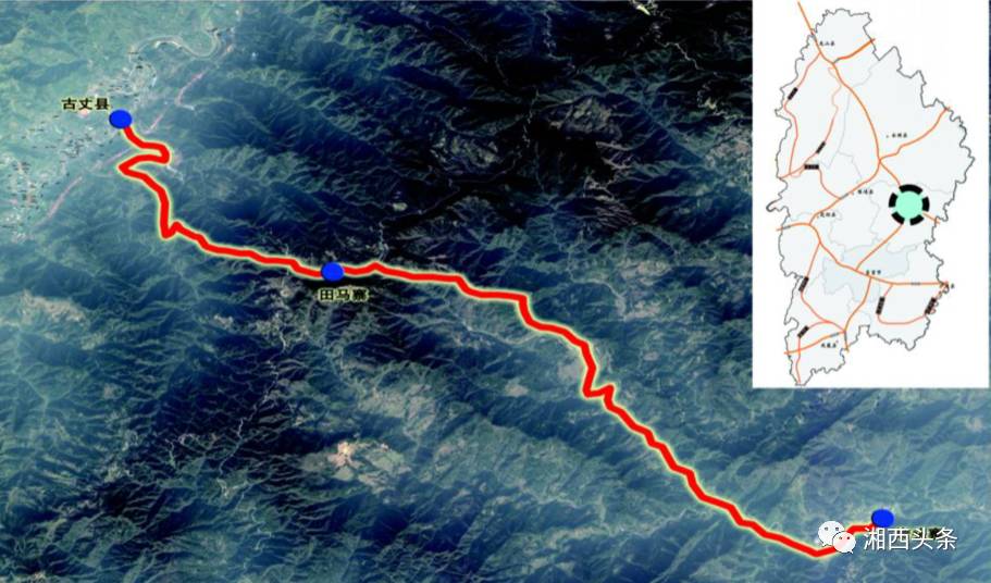 项目规划图项目沿线景点11永顺县羊峰经马拉河至老司城公路项目规划图