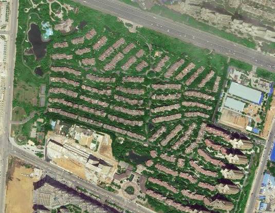 卫星图看自家的房子图片